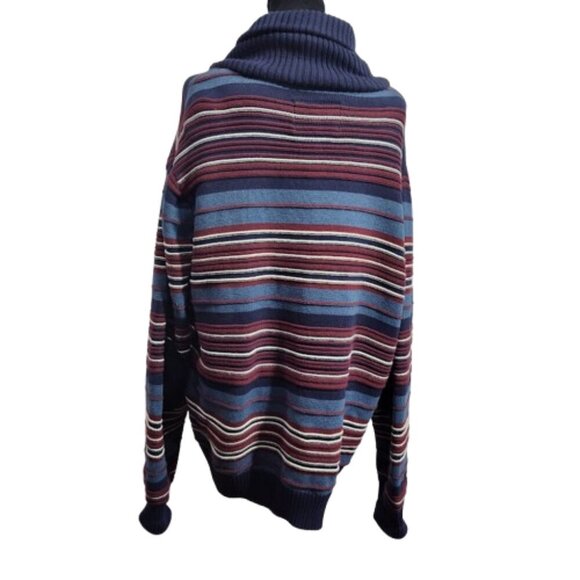 Staple Pigeon Brand 2 X Burgundy and Blue Button Down Cardigan 100% Cotton 2 XL - Picture 3 of 10